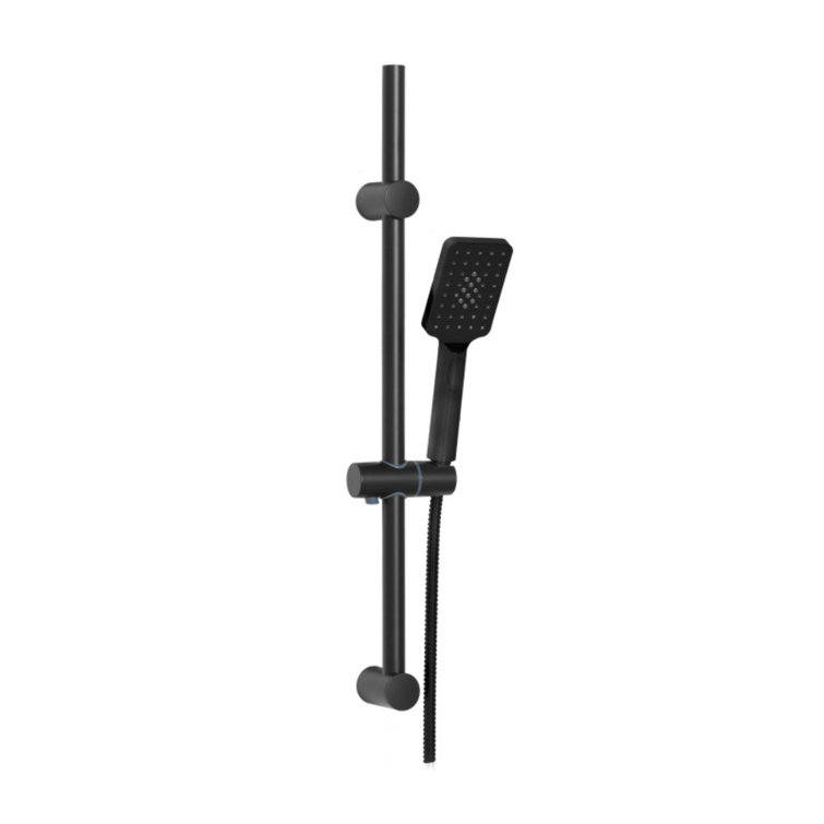 Belfry Bathroom Black Finishing Shower Bar Head Riser Rail Bathroom